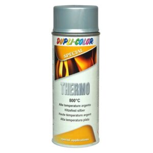 Vopsea spray rezistentă la temperatură DUPLI-COLOR Thermo 800°C, argintiu, 400ml 307005