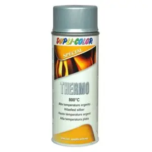 Vopsea spray rezistentă la temperatură DUPLI-COLOR Thermo 800°C, argintiu, 400ml 307005