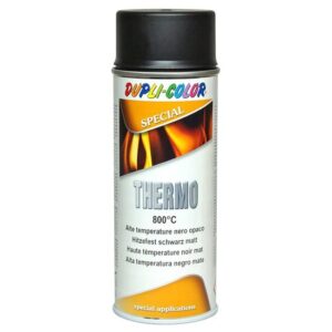Vopsea spray rezistentă la temperatură DUPLI-COLOR Thermo 800°C, negru, 400ml 307006