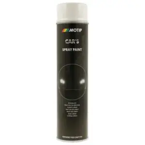 Vopsea spray auto MOTIP Car's, acrilică, alb lucios, 600ml 313102