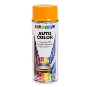 Vopsea spray retuș auto nemetalizată DUPLI-COLOR Dacia, galben taxi, 350ml 350108