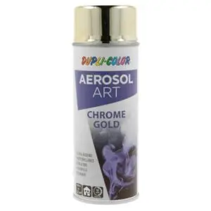 Vopsea spray decorativă DUPLI-COLOR AEROSOL ART Chrome Gold, crom auriu, 400ml 372017