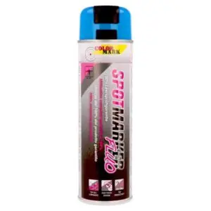 Vopsea spray pentru marcaje industriale COLORMARK Spotmarker, 500ml, albastru fluorescent 373018