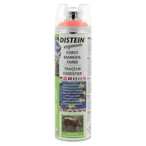 Vopsea spray pentru marcaje forestiere DISTEIN, 500ml, roșu fluorescent 373021