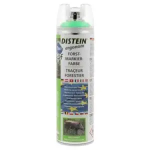 Vopsea spray pentru marcaje forestiere DISTEIN, 500ml, verde fluorescent 373025