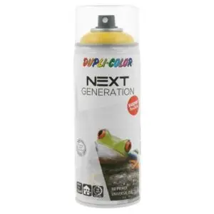 Vopsea spray decorativă DUPLI-COLOR Next, RAL 1021 galben lucios, 400ml 383801