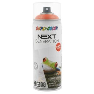 Vopsea spray decorativă DUPLI-COLOR Next, RAL 2004 portocaliu pur lucios, 400ml 383803