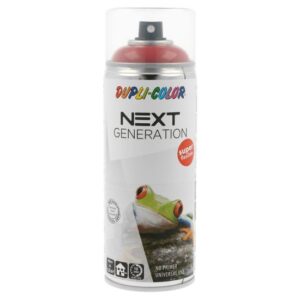 Vopsea spray decorativă DUPLI-COLOR Next, RAL 3000 roșu foc lucios, 400ml 383804