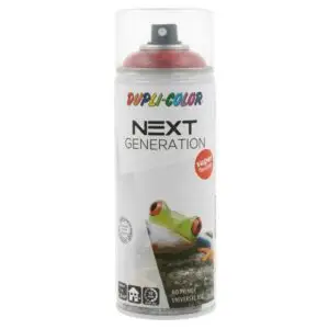 Vopsea spray decorativă DUPLI-COLOR Next, RAL 3002 roșu carmin lucios, 400ml 383805