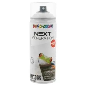 Vopsea spray decorativă DUPLI-COLOR Next, RAL 9010 alb lucios, 400ml 383814
