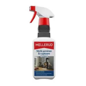 Soluție pentru curățarea șemineelor și a geamurilor de la aragaz MELLERUD, 0,5L 760016