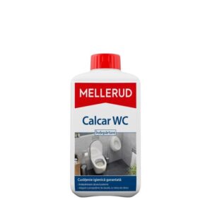 Soluție pentru îndepărtarea calcarului și depunerilor de pe vasele de toaletă MELLERUD, 1L 760038