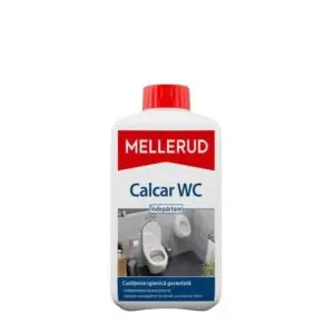 Soluție pentru îndepărtarea calcarului și depunerilor de pe vasele de toaletă MELLERUD, 1L 760038