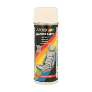 Vopsea pentru piele MOTIP Leather Paint, Alb RAL9010, 200ml  382438