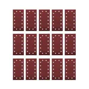 Set hartie abraziva pentru slefuitoare orbitale 230x115mm, 15 bucati, granulatii P40/P80/P120 - Einhell 49818975