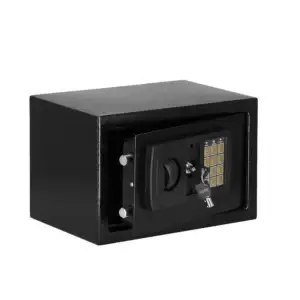 Seif electronic standard cu cifru si cheie, 200x310x200 mm, otel HA-5060