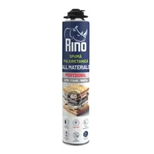 Spumă poliuretanică pentru pistol RINO ALL MATERIALS 60 sec, 750ml 515023
