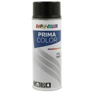 Vopsea spray acrilică DUPLI-COLOR PRIMA COLOR RAL9005 negru lucios, 400ml 379878