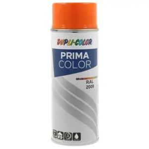 Vopsea spray acrilică DUPLI-COLOR PRIMA COLOR RAL2009 portocaliu trafic, 400ml 379820