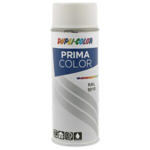 Vopsea spray acrilică DUPLI-COLOR PRIMA COLOR RAL9010 alb lucios, 400ml 379888