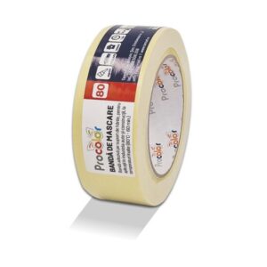 Bandă de mascare 80°C PROCOLOR rezistentă la radiații UV, 38mmx50m 520864