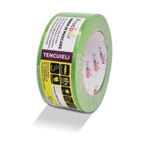 Bandă de mascare PROCOLOR pentru tencuieli, 50mmx50m 520866
