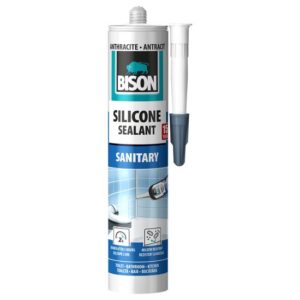 Silicon Sanitar BISON, 280ml, antracit 423002