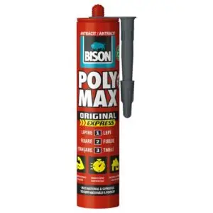 Adeziv și etanșeizant rapid BISON Poly Max Original Express, 425g antracit 428973