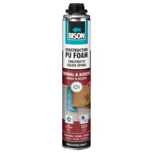 Spumă poliuretanică pentru pistol BISON, izolare termică și acustică 850ml 451023