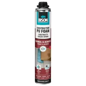 Spumă poliuretanică pentru pistol BISON, izolare termică și acustică 850ml 451023