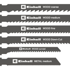 Set 10 pânze pentru pendular Einhell, coadă tip T, pentru lemn și metal 49617350