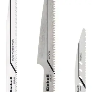 Set 3 Lame Ferastrau Original Einhell pentru Lemn si Metal - Compatibilitate Universala 49576105