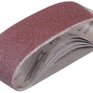 Set 5 benzi abrazive Einhell 75x533 mm, granulatie 40/80/120 pentru slefuitoare cu banda 49912575