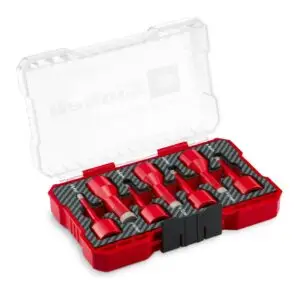 Set 7 burghie diamantate Einhell M-CASE, prindere M14, Ø 6–14 mm, pentru gresie și faianță 49500400