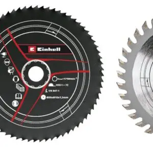 Set 5 Accesorii Ferastrau Circular Mini Einhell, Ø 89 x 10 mm - Lame HSS, HM si Diamantate 49575915