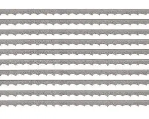 Set 10 pânze pentru ferăstrău traforaj Einhell 127 mm, dantură extra-fină 24 TPI 49316352
