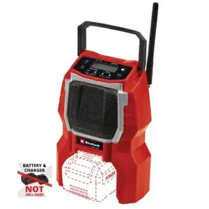 Radio fără fir Einhell TC-RA 18 Li BT - Solo, 18V, Bluetooth, AM/FM, Fără acumulator 3408017