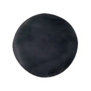 Covor rotund pufos Lalee Heaven 800 Graphite, 160x160 cm, 100% Poliester - Heaven 800
