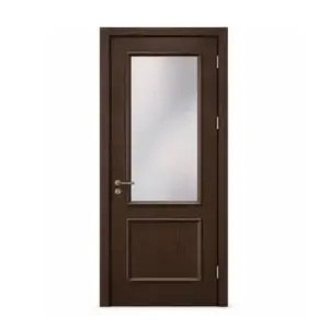 Ușă interior WPC Terra Nuc închis cu sticlă mată 800×2050 mm MX-002/YX05
