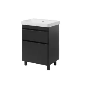 Mobilier de baie Vivace cu lavoar 100 cm, Antracit Mat