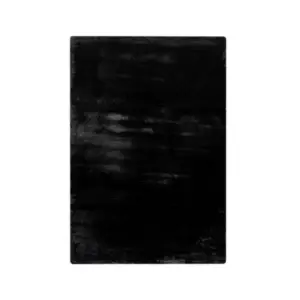 Covor pufos Lalee Heaven 800 Black/Negru, 200x290 cm, 100% Poliester - Heaven 800