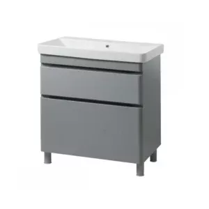 Mobilier baie cu picioare Vivace TNB-2 cu lavoar Vivace, 100 cm, Beton Mat