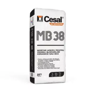 Mortar pentru BCA Cesal MB 38, 25 Kg