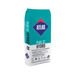 Adeziv extrem de deformabil cu funcție de hidroizolație, C2TE S2, ATLAS PLUS S2 HYDRO, 15 Kg