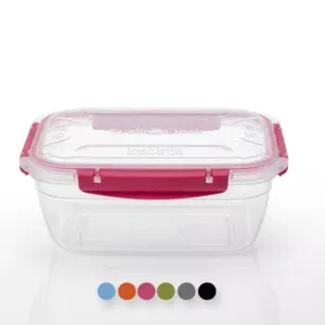 Cutie dreptunghiulară etanșă cu garnitură pentru alimente 4000 ml, QS067