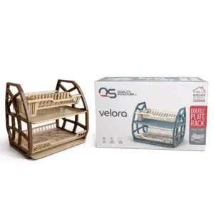 Uscător de vase pe două niveluri în cutie QS251 Velora, diverse culori