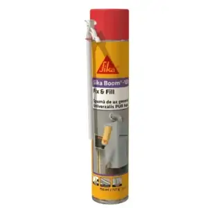 Spumă poliuretanică cu pai Sika BOOM-180, aplicare manuală, interior/exterior, 750 ml