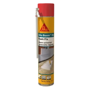 Spumă adezivă pentru lipirea plăcilor termoizolante Sika BOOM-182, interior/exterior, 750 ml