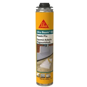Spumă adezivă de pistol pentru lipirea plăcilor termoizolante Sika BOOM-582, interior/exterior, 750 ml