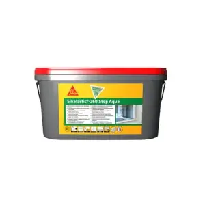 Hidroizolație lichidă pentru băi și dușuri Sika SIKALASTIC-260 STOP AQUA, interior, 7 Kg